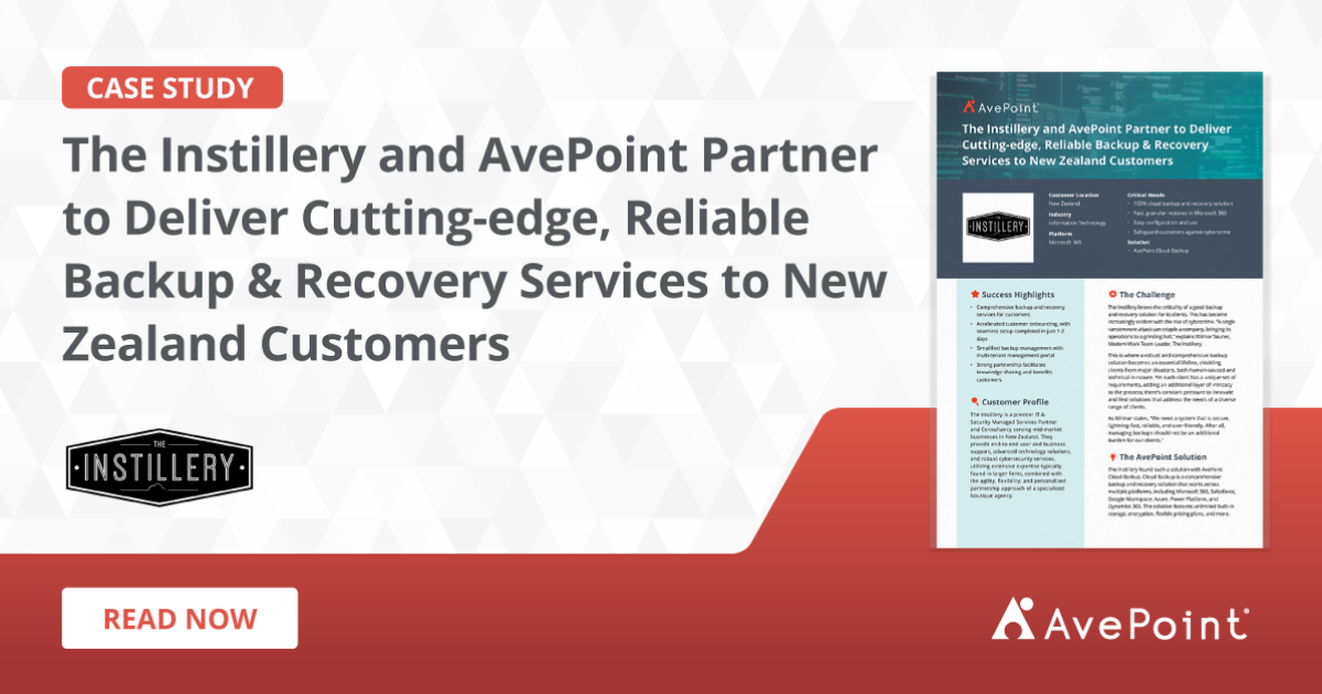 The Instillery Partners with AvePoint to Maximize Data Security | AvePoint