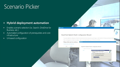 Scenario picker