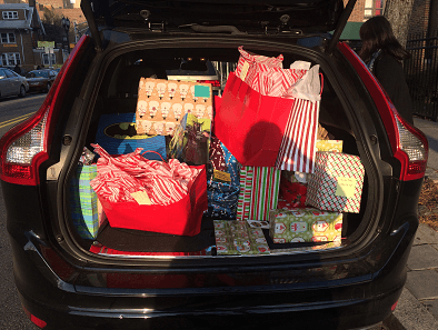 Gifts from the toy drive