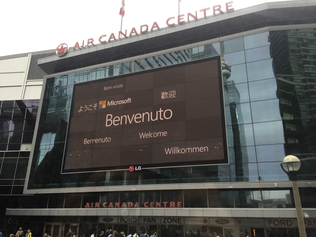 microsoft worldwide partner conference 2016 air canada centre
