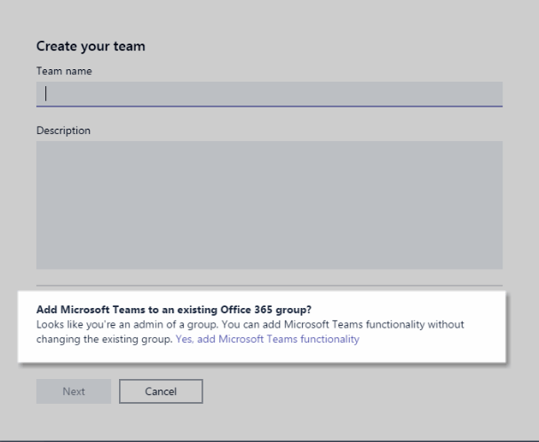 Office 365 Groups vs Teams