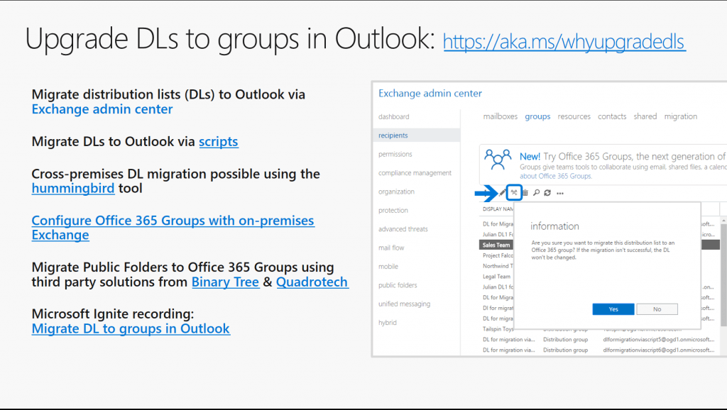 Your Office 365 Groups questions answered - Why you should upgrade your distribution lists to groups in Outlook