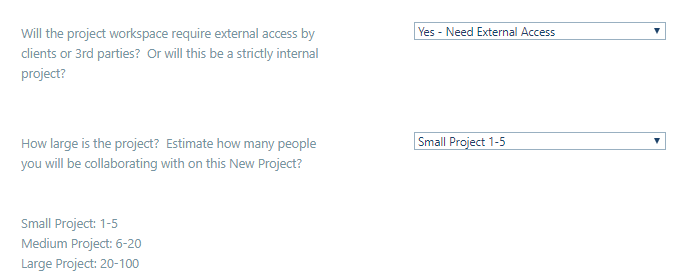 Cloud Governance can have users fill out a questionnaire when they need to run a custom script or SharePoint customization