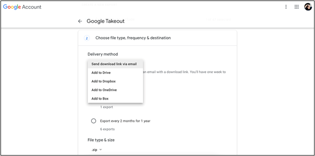 Google Takeout