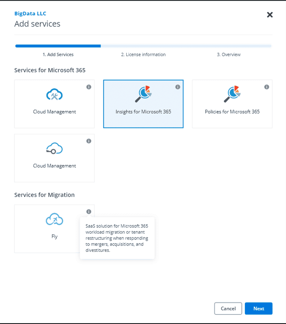 screenshot of new user management console in elements