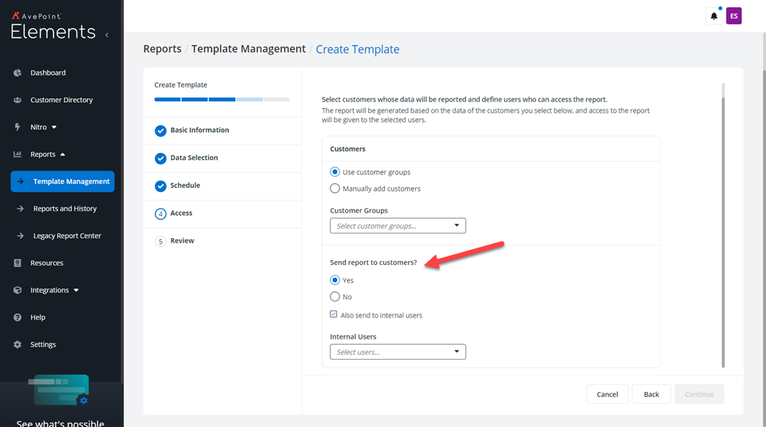 avepoint-elements-msp-report-center