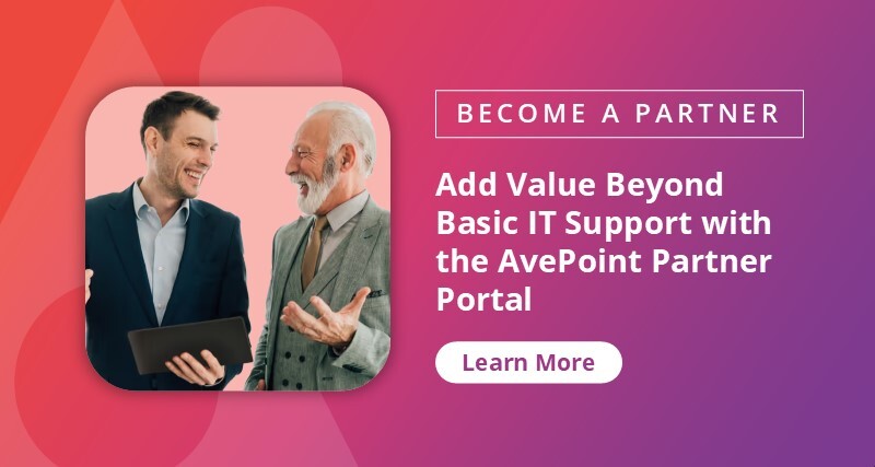 AvePoint Partner Portal CTA New