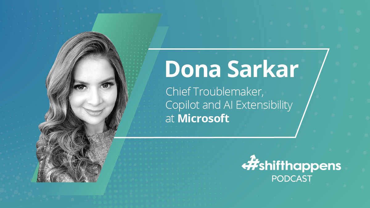 #shifthappens Podcast with Dona Sarkar