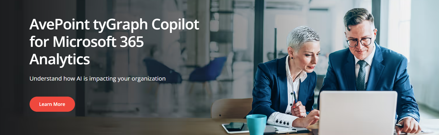 Learn more about AvePoint tyGraph Copilot Analytics