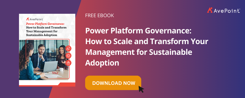 Power Platform Governance eBook CTA