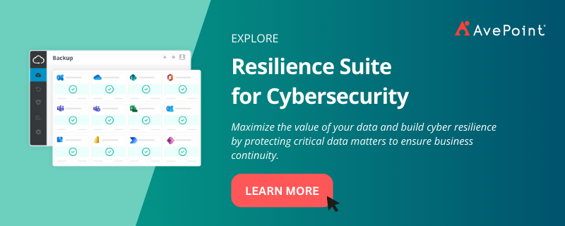 AvePoint Resilience Suite