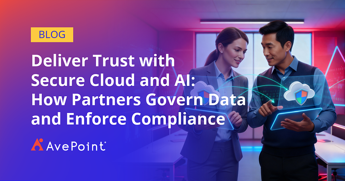 Deliver Trust with Secure Cloud and AI: How Partners Govern Data and ...