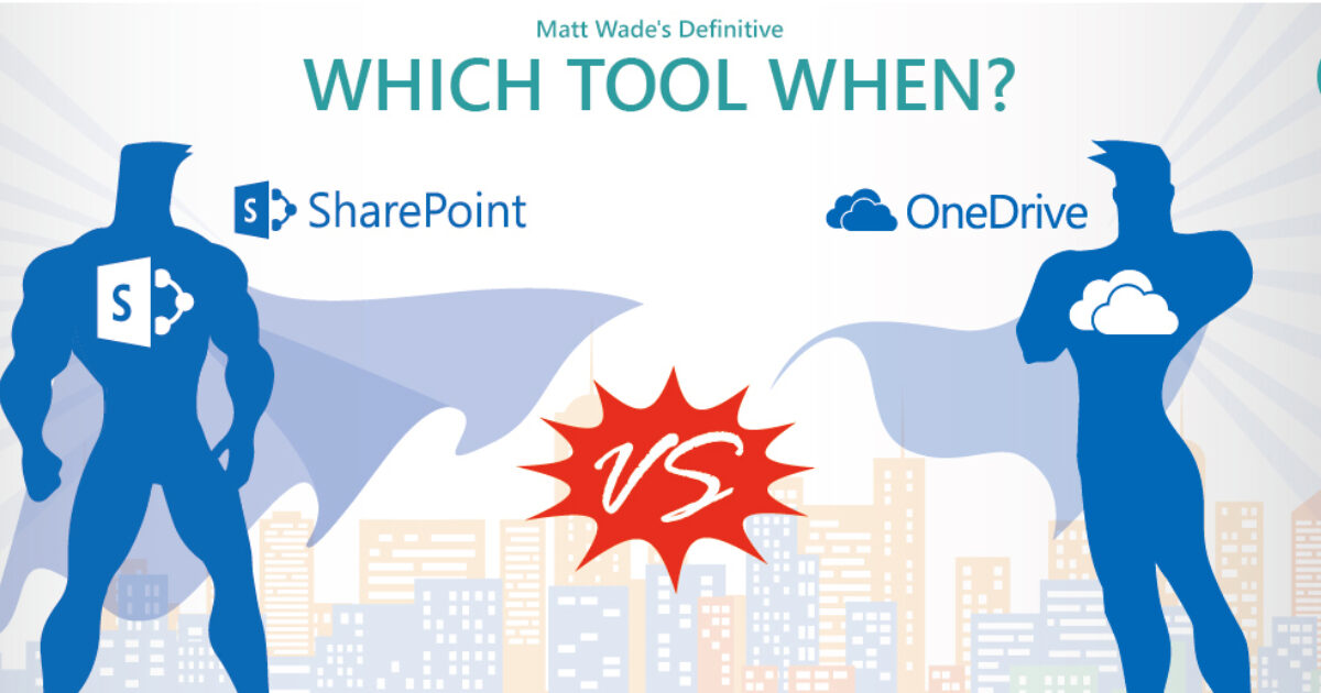 Which Tool When: #SharePoint Or #OneDrive? - AvePoint Blog | AvePoint