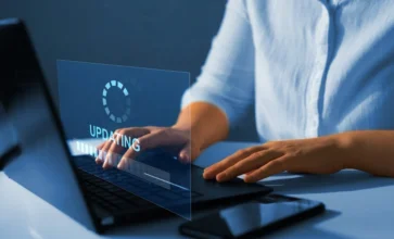 Concept of updating the operating system with a newer better and picture id1423602507