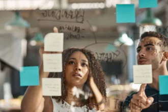 Brainstorming a strategy scaled
