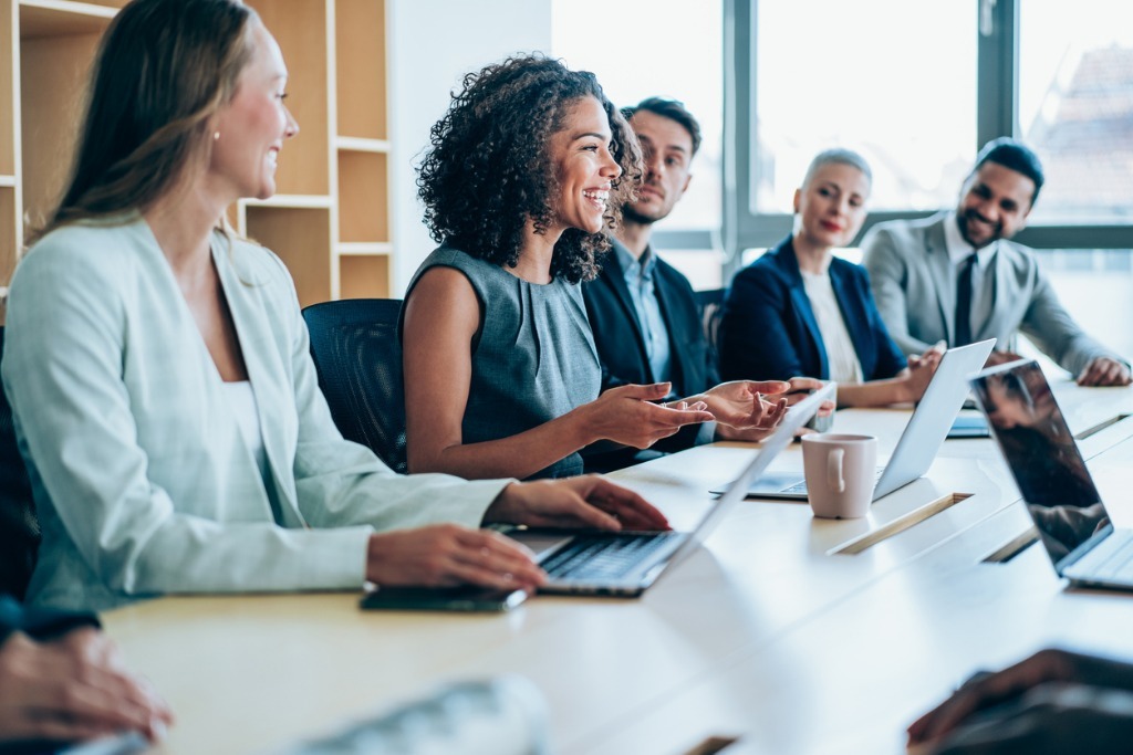 Business persons on meeting in the office picture id1366137792