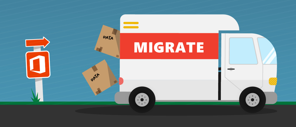 Migration truck with data cartons