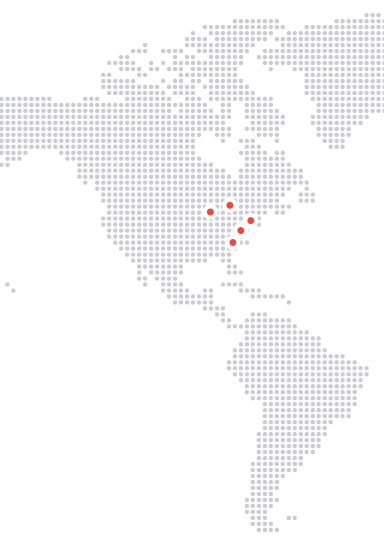 map North & South America