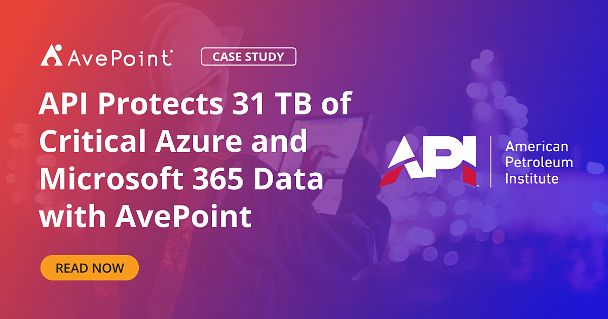API | AvePoint | Case Study | AvePoint