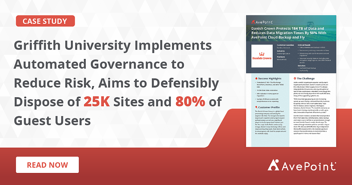 Griffith University Implements Automated Governance & Reduces Risk ...