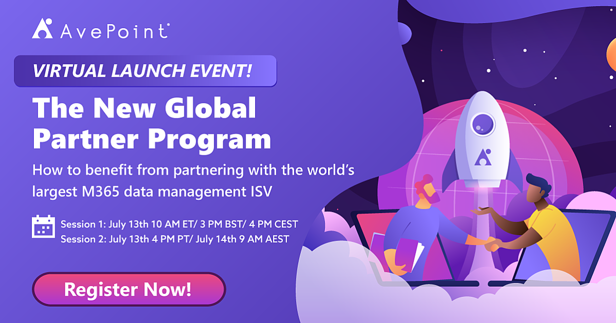 Virtual Launch Event! The NEW Global Partner Program | AvePoint