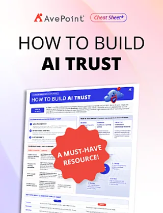 How to Build AI Trust Cheat Sheet Cover