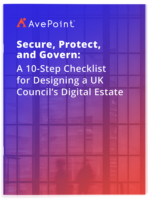 P Secure Protect and Govern Checklist UK Cover