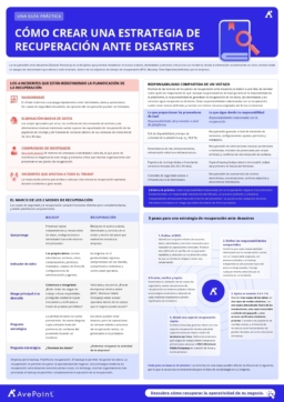 Cómo crear una estrategia de recuperación ante desastres