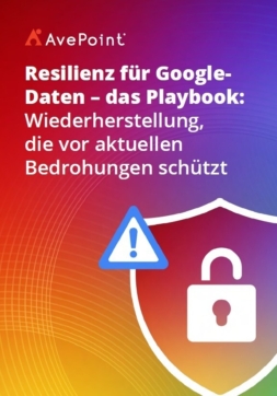 Resilienz für Google Daten – das Playbook