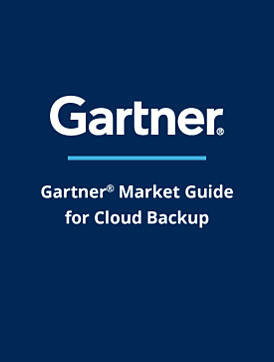 Gartner Market Guide for Cloud Backup