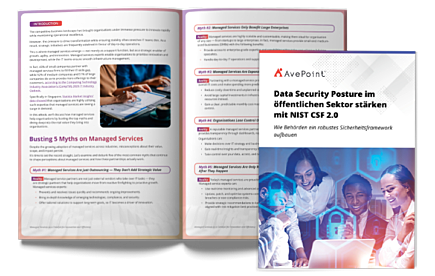 Stärken Sie Ihre Datensicherheit im öffentlichen Sektor mit NIST CSF 2.0