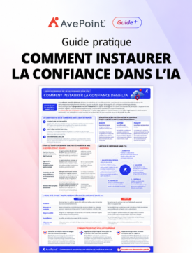 COMMENT INSTAURER LA CONFIANCE DANS L’IA
