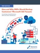How and Why MSPs Should Backup Customers' Microsoft 365 Tenants