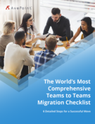 The World’s Most Comprehensive Teams to Teams Migration Checklist