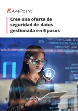 Cree una oferta de seguridad de datos gestionada en 6 pasos