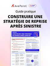 Comment construire une stratégie de reprise après sinistre