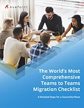 The World’s Most Comprehensive Teams to Teams Migration Checklist