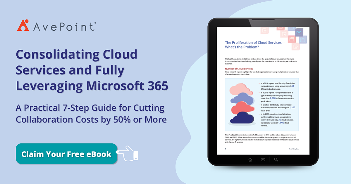 Consolidating Cloud Services and Fully Leveraging Microsoft 365 ...