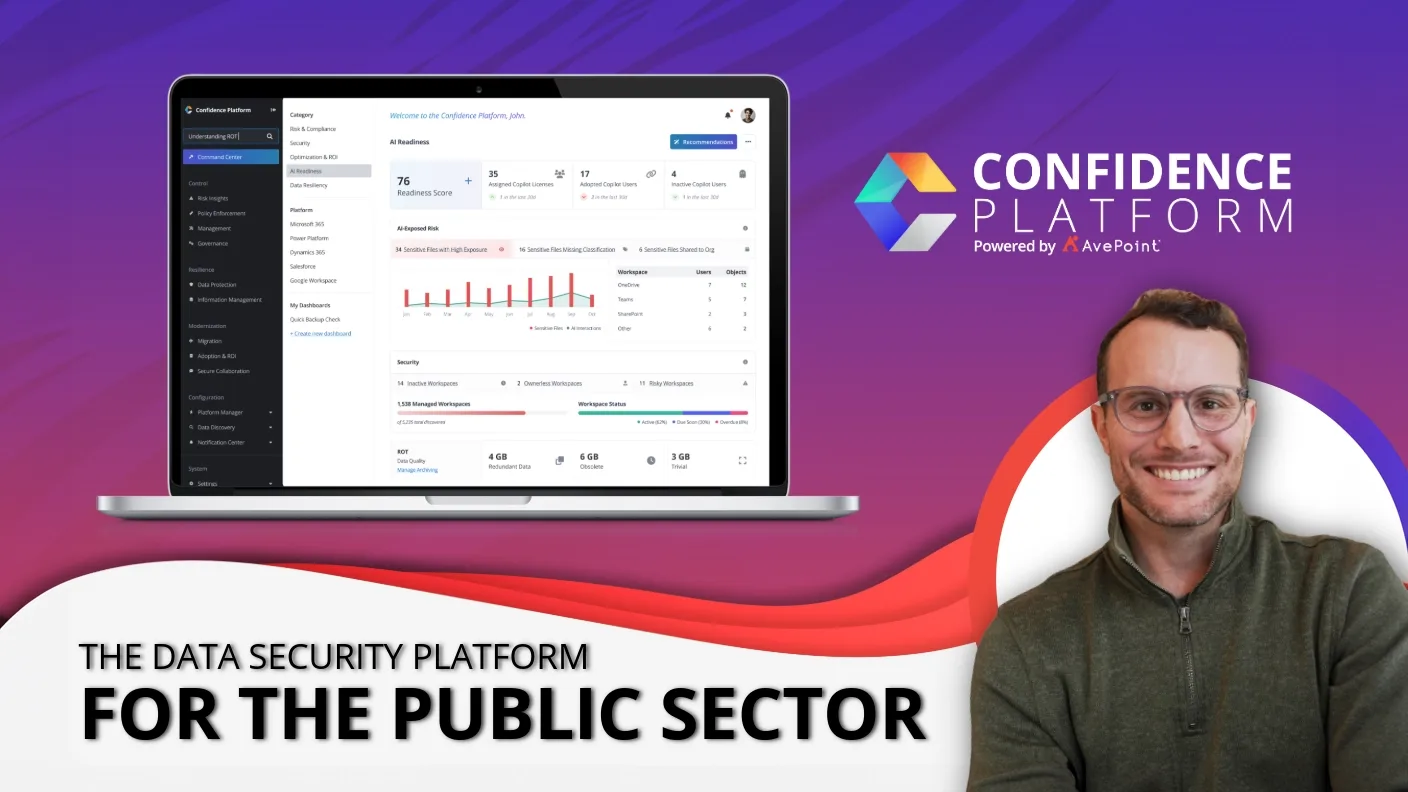 The AvePoint Confidence Platform for the Public Sector