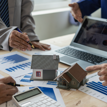 A Real Estate Group Case Study Graphics banner
