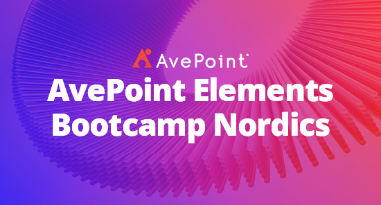 AVPT Elements Bootcamp Nordics Banner General Marketo 550x296